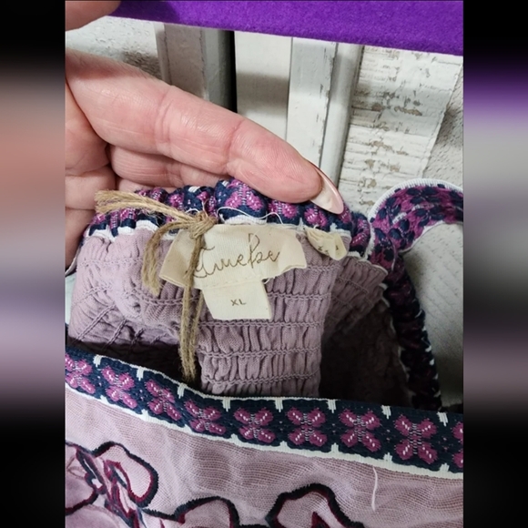 Anthropologie Let Me Be Paris Embroidered Top - Picture 3 of 5